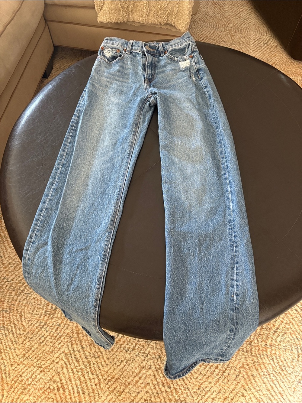 American Eagle Outfitters Light Wash Flare Jeans
